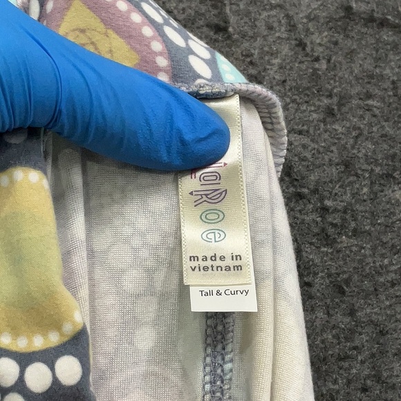 LuLaRoe TC Tall Curvy Nesting Doll Matryoshka Plus Size Leggings Pastel Size 1X - Picture 4 of 6
